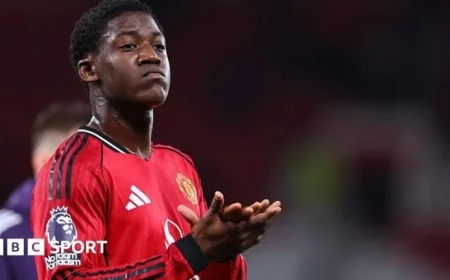 Man Utd Midfielder’s Half-Brother Supports Kobbie Mainoo with T-Shirt