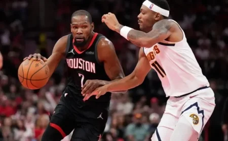 Nuggets Host Rockets in Key NBA Playoff Seeding Battles