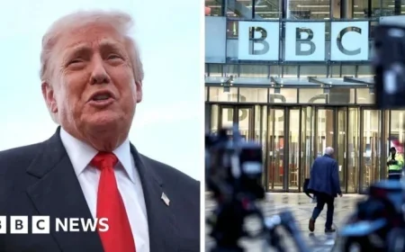 Trump Files Defamation Lawsuit Against BBC for Edited Panorama Speech