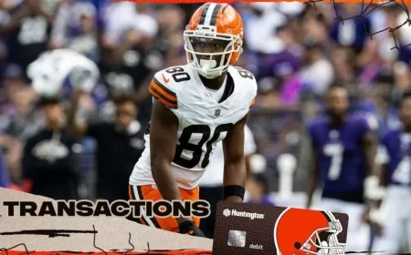 Browns Add WR Jamari Thrash, Release G Garrett Dellinger