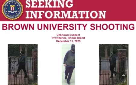 FBI Releases New Images of Suspect in Fatal Brown University Shooting