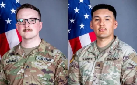 U.S. Army Identifies Two Iowa Guardsmen Killed in Syria Attack