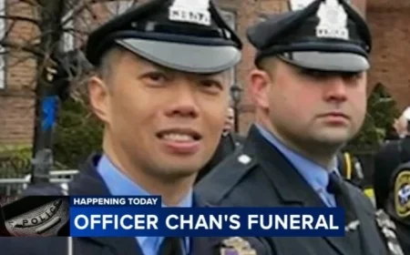 Philadelphia Honors Officer Andy Chan at Center City Cathedral Funeral