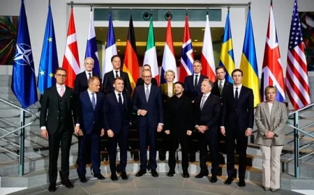 Europeans Pledge Support for Ukraine After Berlin Discussions on Russian Threat