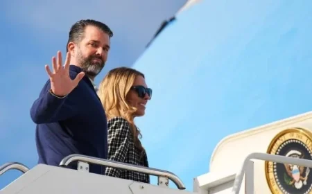 Donald Trump Announces Son’s Engagement at White House Holiday Event