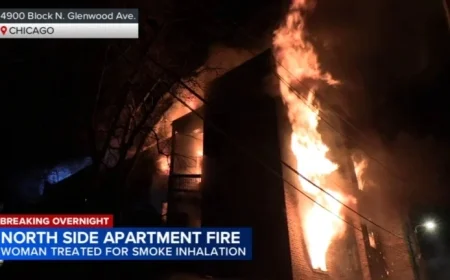 Apartment Fire Injures One on Uptown’s Glenwood Avenue, Chicago Police Report