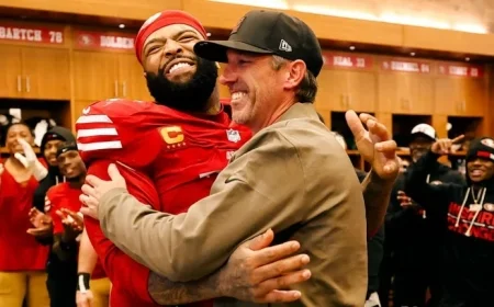 Shanahan Discusses Pearsall’s Injury, Purdy’s Highlights After Titans Victory