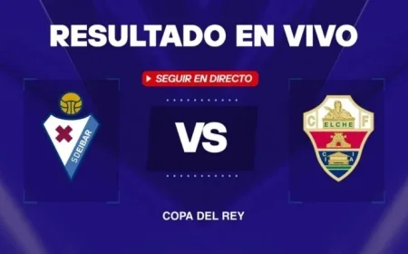 Live Updates: Eibar vs Elche Goals in Copa del Rey Clash