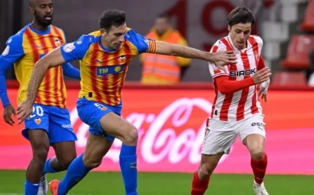 Live Update: Sporting vs Valencia in Copa del Rey Today