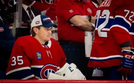 Canadiens Assign Samuel Montembeault to Laval Rocket