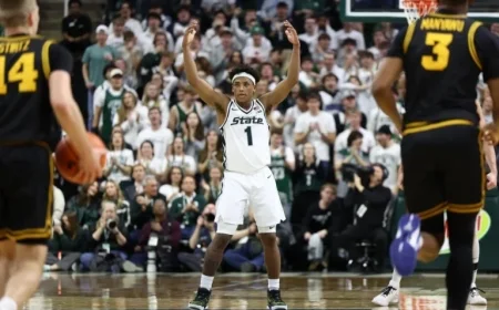 Michigan State Hosts Toledo Tuesday Night at Breslin Center