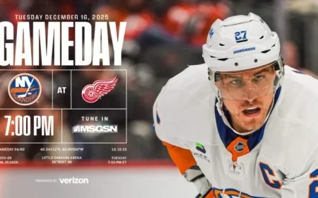 Islanders Face Red Wings: Game Preview