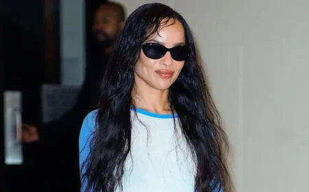 Zoë Kravitz Models Nike Cortez Sneakers Ahead of Major Sale