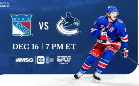 Rangers Clash with Canucks: Key Pregame Notes