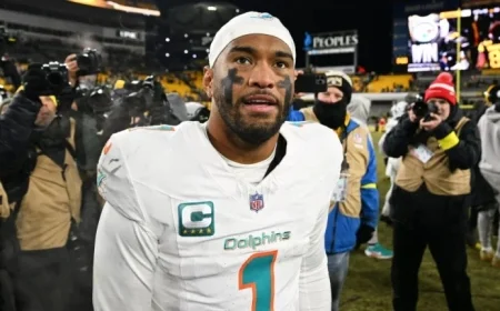 Dolphins Consider Benching Tua Tagovailoa After Loss to Steelers