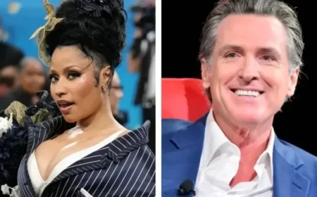 Nicki Minaj Escalates Feud with Governor Gavin Newsom