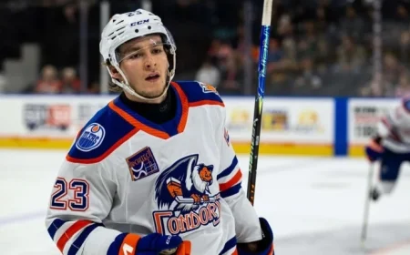 Oilers Recall Hutson from Bakersfield AHL Team