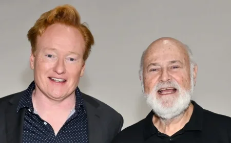 Conan Hosts Party to Escape Bad Year, Surprised by Nick Reiner Arrival