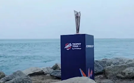 ICC Men’s T20 World Cup Trophy Tour Launches Spectacularly