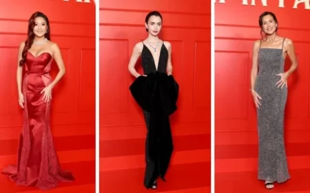 Lily Collins Steals the Spotlight at Emily in Paris Premiere
