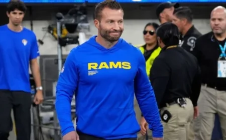 Sean McVay and Rams Celebrate Birth of Son, Christian Alexander