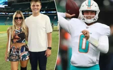 Zach Wilson Celebrates Wife’s Birthday Amid Questions After Dolphins Loss