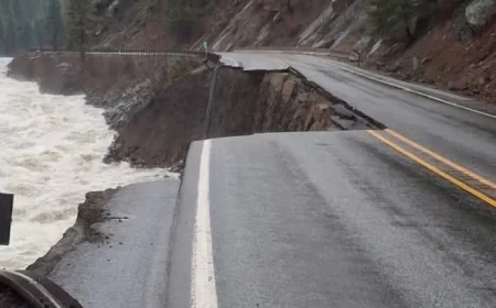 Storm Damage Shuts Highway 2 for Months