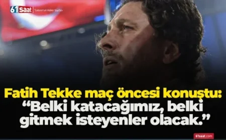 Fatih Tekke Discusses Potential Squad Changes Before Match