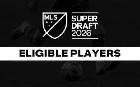 Eligible Players for 2026 MLS SuperDraft Announced on MLSsoccer.com