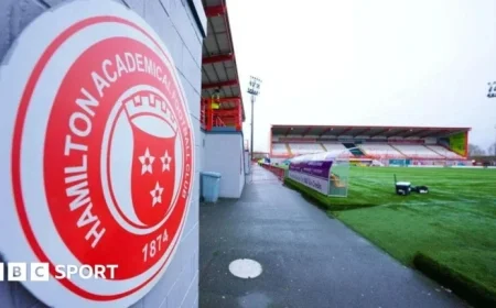 Hamilton Academical Penalized Nine Points for Scottish League One Rule Breach