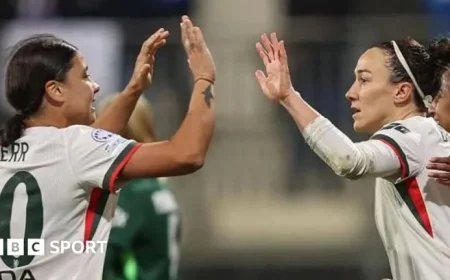 Chelsea Defeats Wolfsburg 2-1, Secures Women’s Champions League Quarter-Final Spot