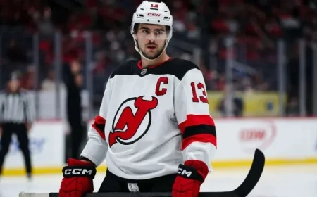 Hischier Leads Devils and Swiss Teammates Toward Olympic Success