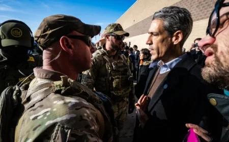 Bovino Guides Caravan Through Chicago Ahead of Evanston Mayor Clash