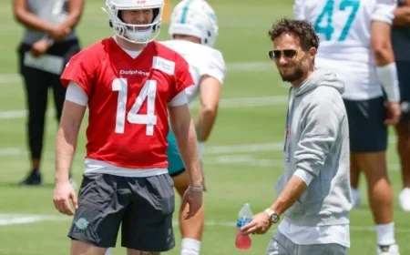 Dolphins’ McDaniel Clarifies Decisions on Ewers and Tagovailoa