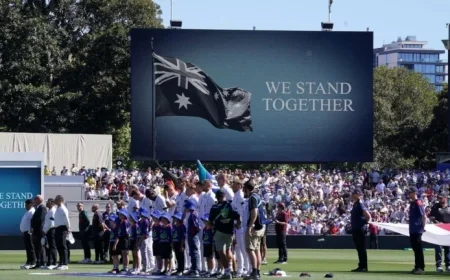 Australia Honors Bondi Shooting Victims During Adelaide Ashes Test