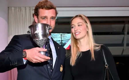 Pierre Casiraghi Honored at Yacht Club Monaco with Beatrice Borromeo