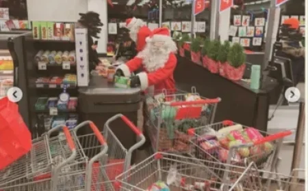 Santa Trio and Elves Raid Plateau-Mont-Royal Supermarket