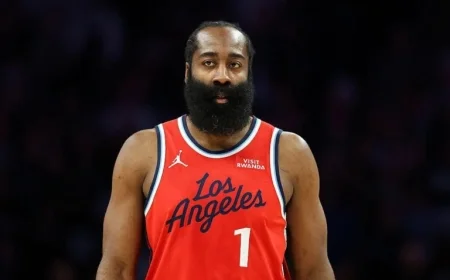 James Harden Sidelined with Calf Contusion; Lakers Game Status Uncertain