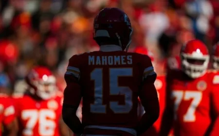 Chiefs Place Mahomes on Injured Reserve, Announce Four Roster Moves