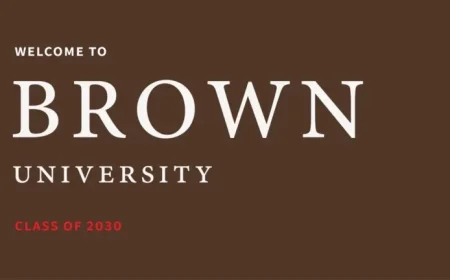 Brown University Admits 890 Early Decision Students for Class of 2030
