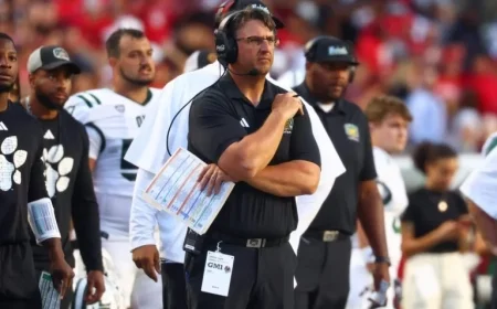 Ohio University Dismisses Football Coach for Cause; Cites Prior Policy Violation