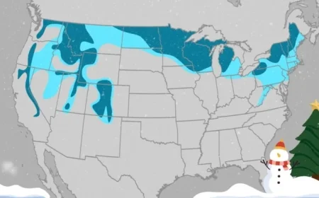 Midwest and Northeast Face Warm Spell Despite White Christmas Predictions