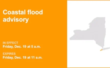 Richmond and Kings Counties Face Coastal Flood Advisory Friday