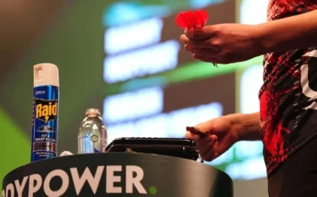 Darts Player Uses Wasp Spray to Tackle Ally Pally Pest Problem