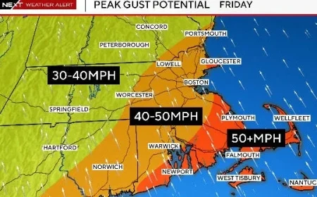 Massachusetts Braces for Intense Rain and Winds: See Hardest-Hit Areas