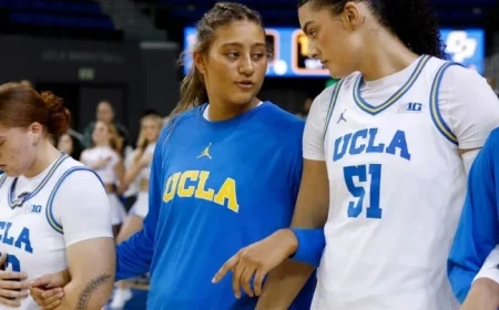 Sienna and Lauren Betts Lead UCLA Women to Victory Over Cal Poly