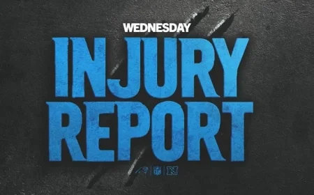 Panthers’ Week 16 Injury Update: Four Players Miss Wednesday Practice