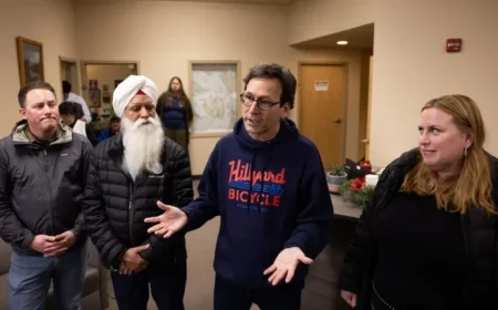 Governor Tours Sumas, Everson, and Nooksack to Assess Damage