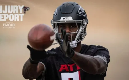 Kyle Pitts and Drake London Limited in Thursday’s Falcons Practice