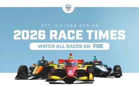 FOX Sports, INDYCAR Announce 2026 Race Broadcast Schedules
